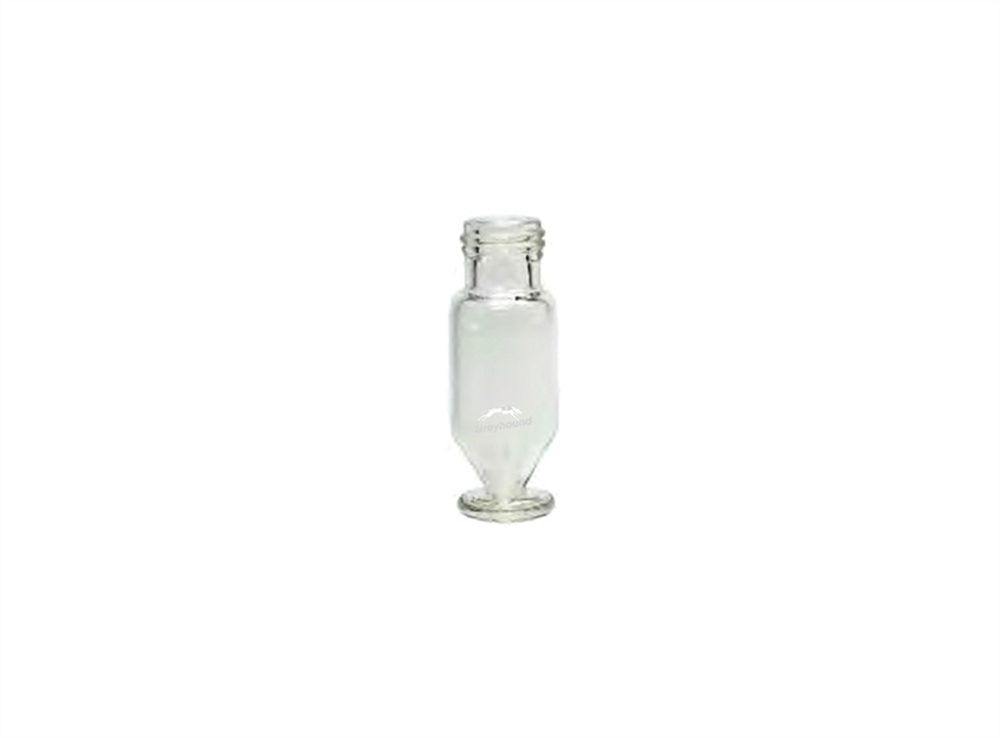 Picture of 1.1mL Screw Top V-Vial, Tapered Bottom with flat base, Clear Glass, 8-425 Thread